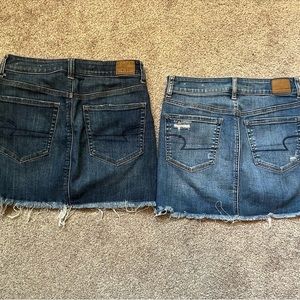 American Eagle denim skirts